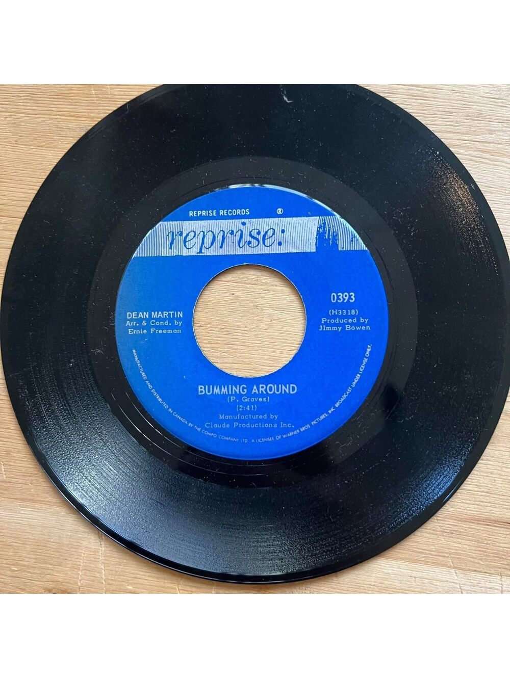 Dean Martin - Bumming Around/Houston 45rpm VG+ R91